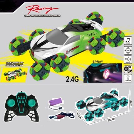 Електричен автомобил со 8 тркала